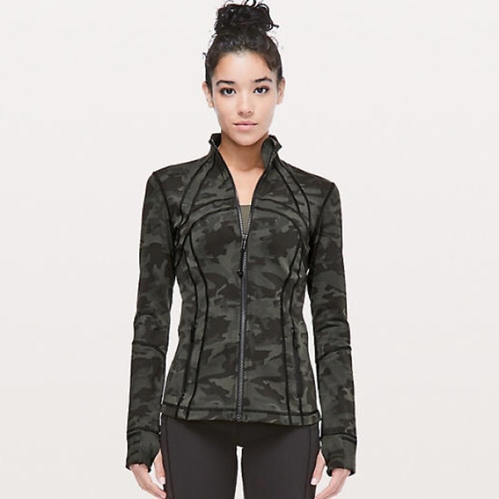 Lululemon Green Camo Define Jacket